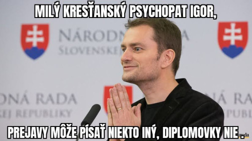 kresťanský šašo a plagiátor poučuje druhých .