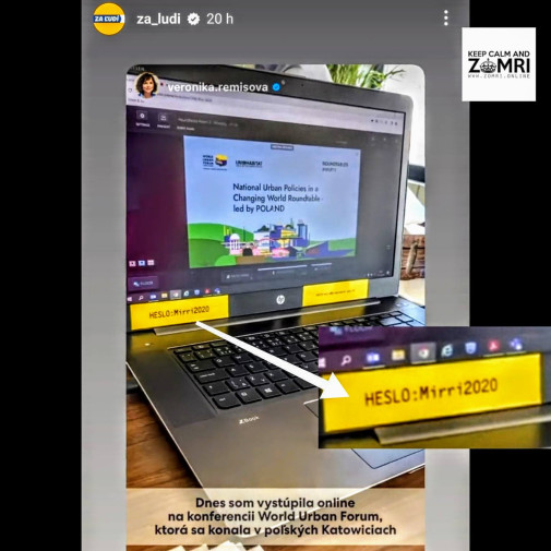 notebook IT expertky Remišovej