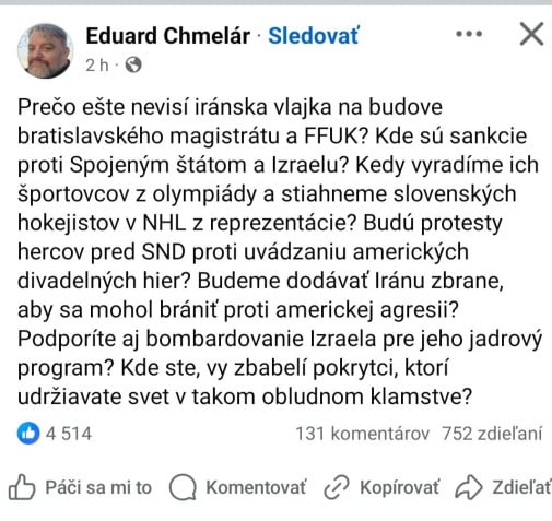 šušňožrút sa opustil