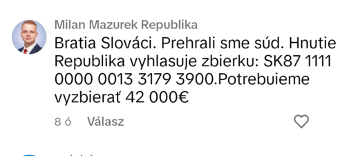 plač dezoláta po prehratom súde