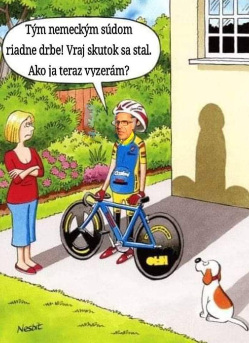 ako falus, maros, ako falus...! (cartoon joke)