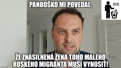 tupý klérofašistický kokot z OLANO SEKTY