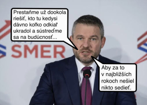 kreslič hrubých čiar za minulosťou